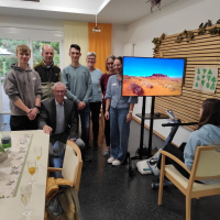 Besuch im katholischen Altenzentrum