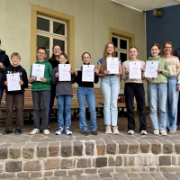 Erfolge beim Landeswettbewerb Mathematik Runde 1 2025/2026